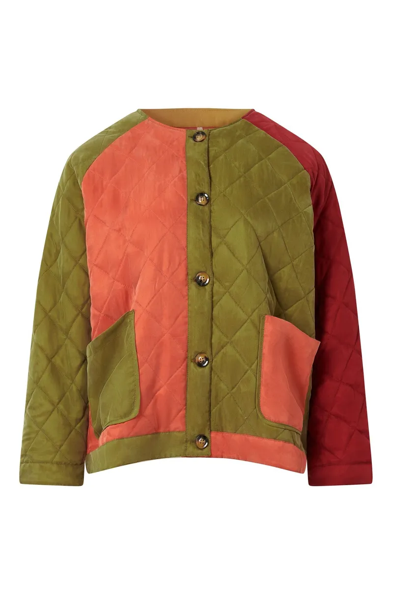 KOMODO KOMODO Damen vegan Jacke Lulu Multicolour, Hellrot, – Produktbild 1 von 2