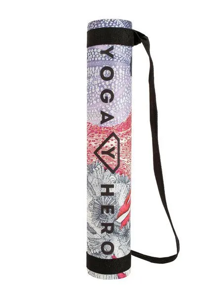 Yoga Hero Yoga Hero Yogamatte Classic 3,5mm mit Tragegurt, Ocean (bunt), – Produktbild 3 von 4