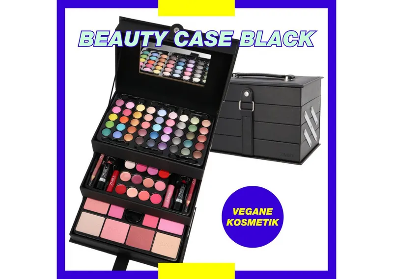 ZMILE COSMETICS Kosmetik-Koffer BEAUTY CASE BLACK, 82-tlg., mit veganer Formulierung, Bunt|schwarz, – Produktbild 2 von 5