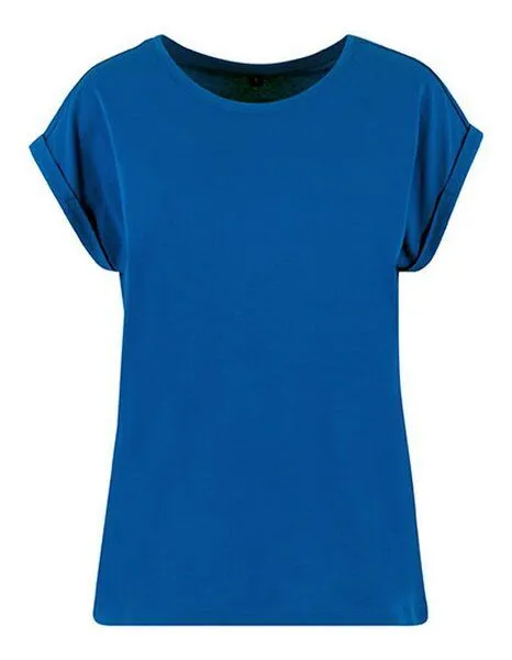 New Morning Studios New Morning Studios Ladies Extended Shoulder Tee Damen T-Shirt, Cobalt blue, – Produktbild 1 von 3