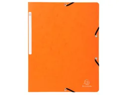 Exacompta 50 Exacompta Eckspannmappen aus Colorspan-Karton, 355 g/m², DIN A4, ohne Klappen, orange – Produktbild 1 von 1