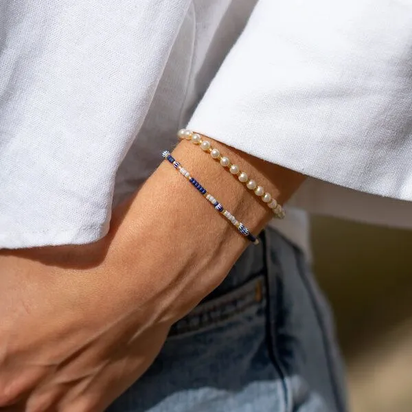 juni juni Perlenarmbänder Set "Hamptons" vegan – Produktbild 2 von 4