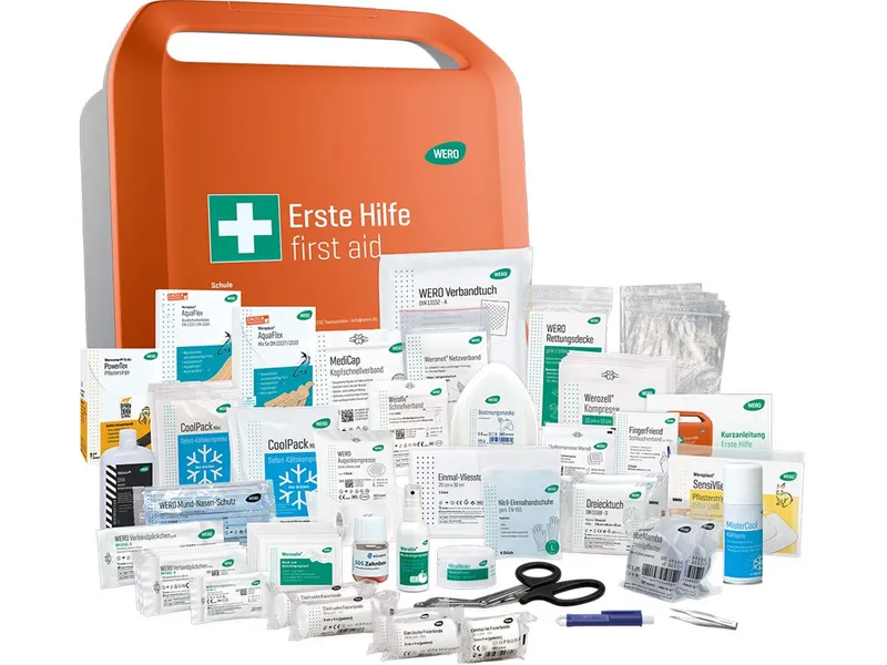 WERO WERO Erste-Hilfe-Koffer "Smart Case" DIN 13157, groß, für Schulen – Produktbild 1 von 1