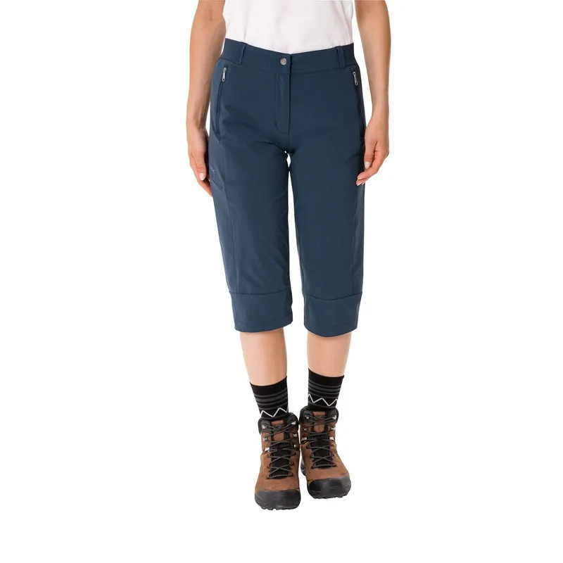 Vaude Damenhose VAUDE Farley Stretch Capri III, Blau, – Produktbild 2 von 2