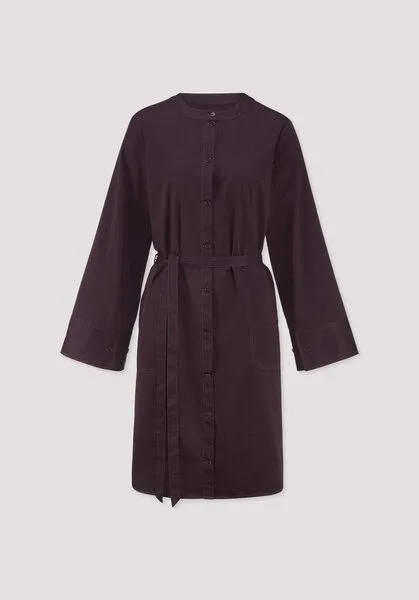 hessnatur hessnatur Kleid Relaxed aus reiner Bio-Baumwolle, Schwarzbeere, – Produktbild 4 von 4