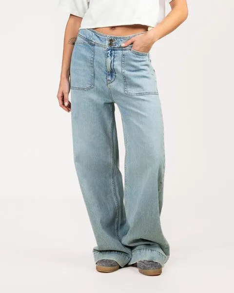 Kuyichi Kuyichi FARRAH Flare Jeans (Worker Steel blue) – Produktbild 4 von 6
