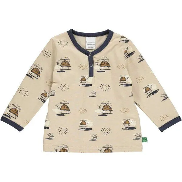Fred's World by Green Cotton Fred's World by Green Cotton T-Shirt Helicopter, Creme, – Produktbild 1 von 1