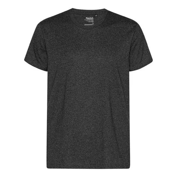 Neutral Neutral® Männer Basic T-Shirt mit 60% recycelter Baumwolle, Schwarz (black melange), – Produktbild 1 von 1
