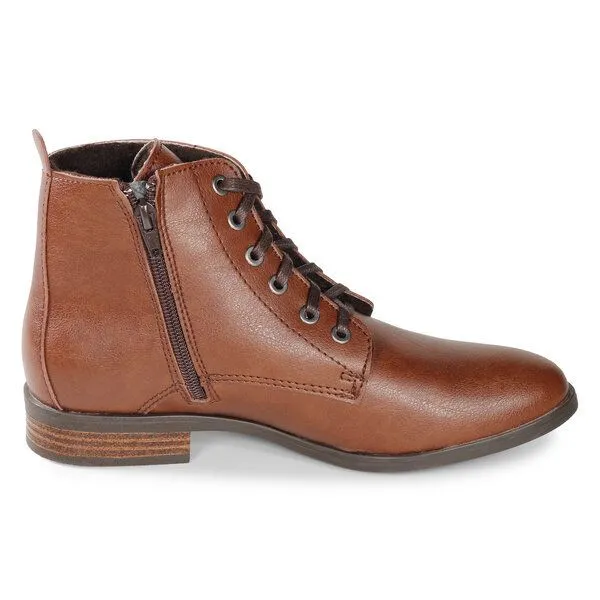 Fairticken Fairticken Vegane Stiefelette TOMAR mit Fütterung, Braun, – Produktbild 2 von 4