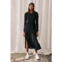 TWOTHIRDS TWOTHIRDS Damen vegan Kleid Tanjung Schwarz – Produktbild 1 von 1