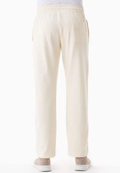 ORGANICATION ORGANICATION POYRAZ | Leichte Sweathose aus Bio-Baumwolle, Off white, – Produktbild 4 von 4