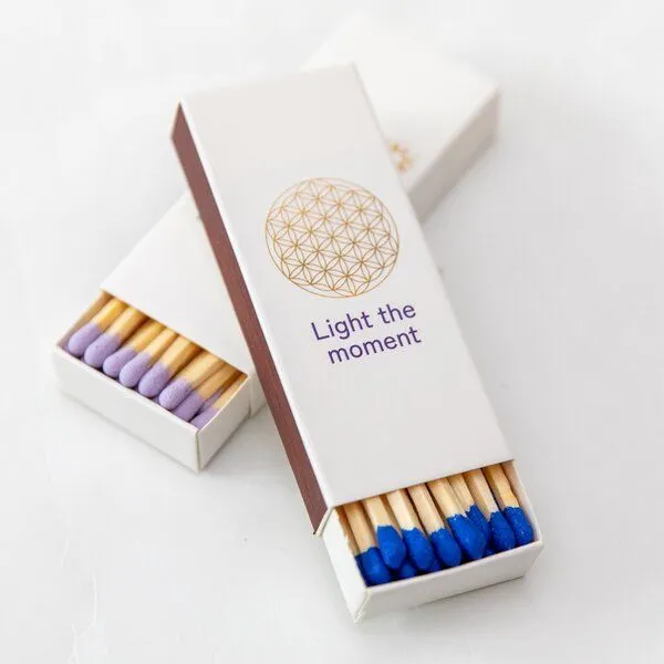Divasya Divasya Streichhölzer: Be the Light | Light the Moment, Blau - light the moment, – Produktbild 1 von 4