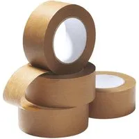 Natron-Kraftpapier-Packband "Top-Craft" 50 mm x 50 m fadenverstärkt mit Leinen – Produktbild 1 von 1