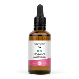 NeoOrganic NeoOrganic Bio Rosenöl (Rosa Damascena, Bulgarien) auf Mandelöl-Basis – Körperöl – Produktbild 1 von 1
