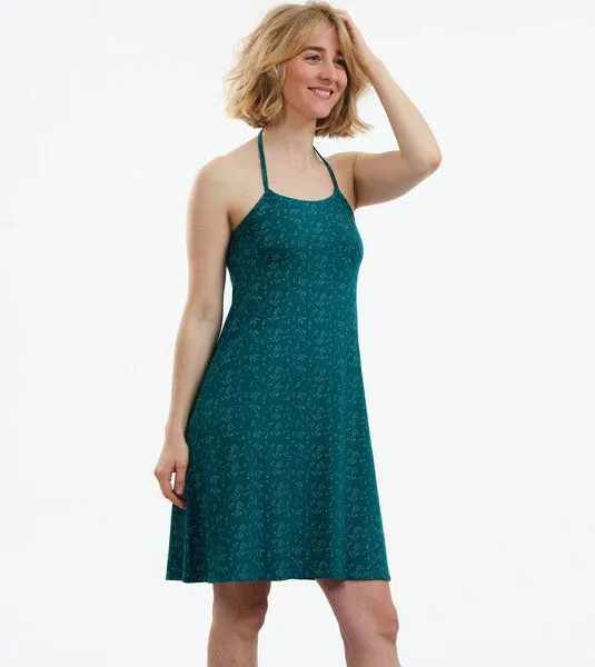 Gary Mash GARY MASH Neckholder Kleid Tracy aus LENZING ECOVERO Mix, Grün, – Produktbild 1 von 4