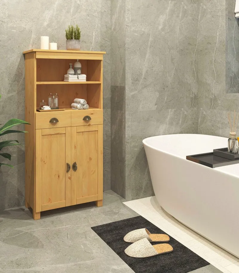 Home affaire Midischrank Oslo, Beige, – Produktbild 3 von 5