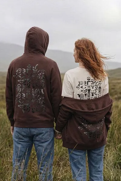 KOKOworld KOKOworld Kapuzenjacke Goa-Zip-Unisex, Brown sun&soil (braun), – Produktbild 2 von 4