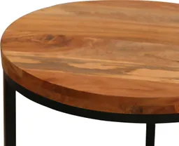 byLIVING Beistelltisch Selma, aus Massivholz, Zweisatztisch – Produktbild 1 von 1