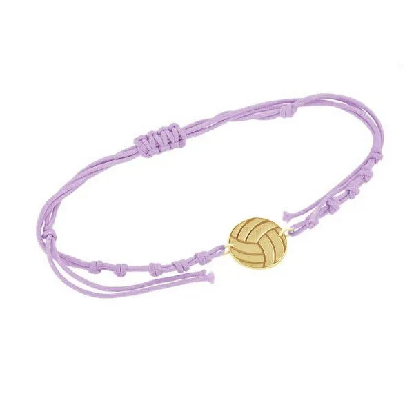 Eppi Eppi String-Armband Ball Volleyball, Gelb, – Produktbild 1 von 4