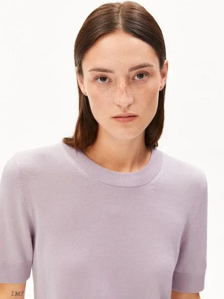 ARMEDANGELS ARMEDANGELS SILJIAAS Damen Strickshirt aus TENCEL Lyocell Mix, Ice grape, – Produktbild 3 von 4