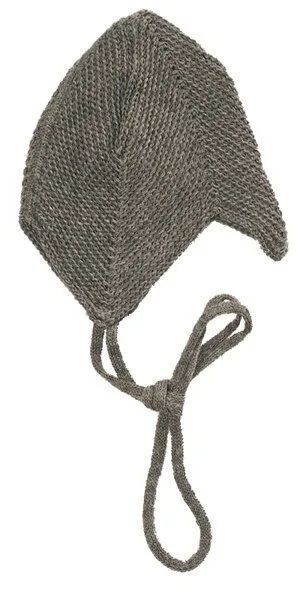 Reiff Reiff Gestrickte Baby Teufelsmütze mit Bindebändchen, Fels, – Produktbild 2 von 4