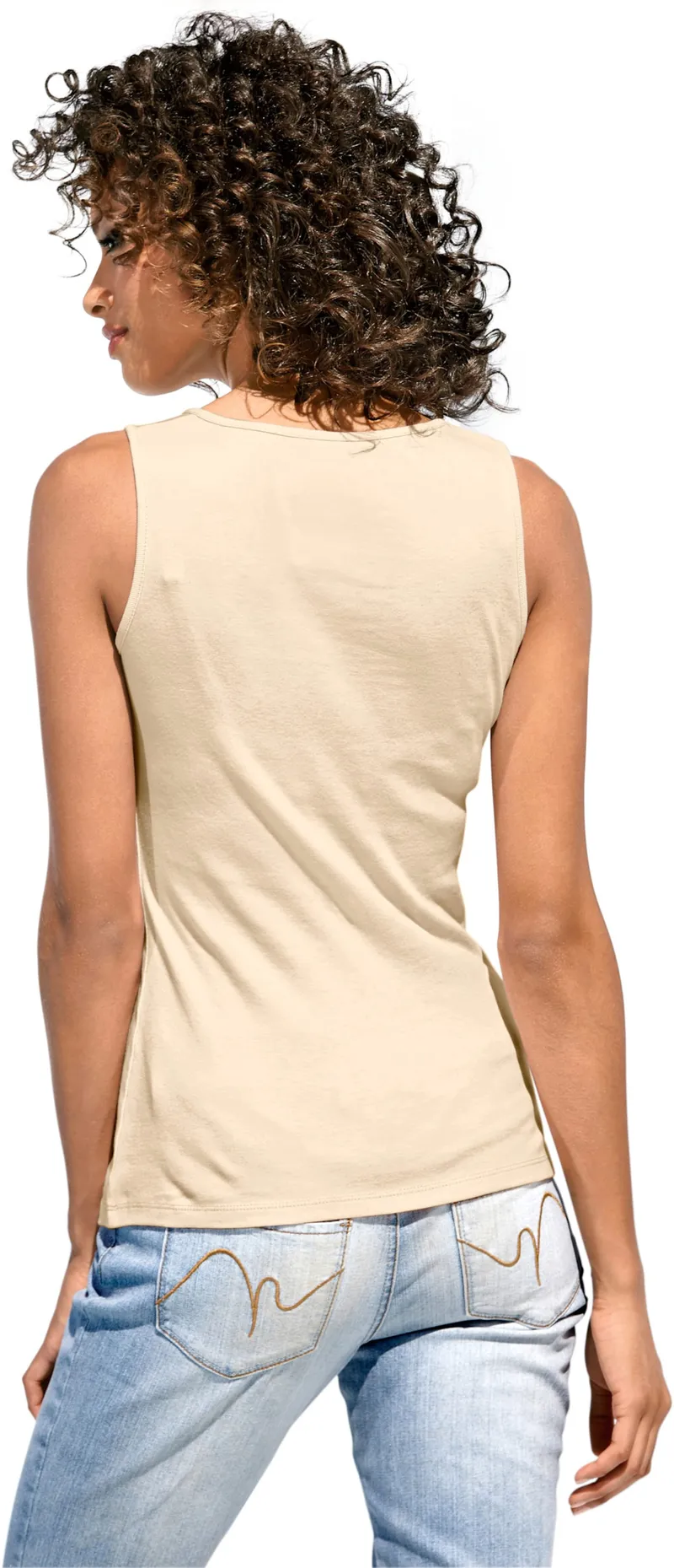 heine Shirttop beige, Beige, – Produktbild 2 von 2
