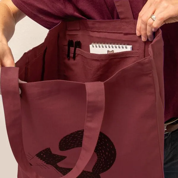 Cmig Cmig Franzi Fuchs Tote Bag, Burgundy (rot), – Produktbild 2 von 4