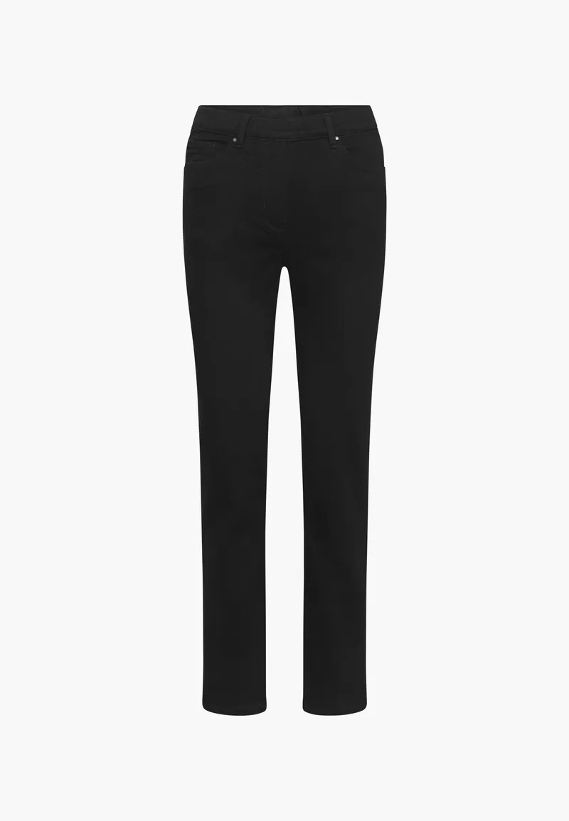LAURIE LAURIE Damen vegan Jeans Hannah Regular Mittellang Schwarz, Schwarz, – Produktbild 1 von 2
