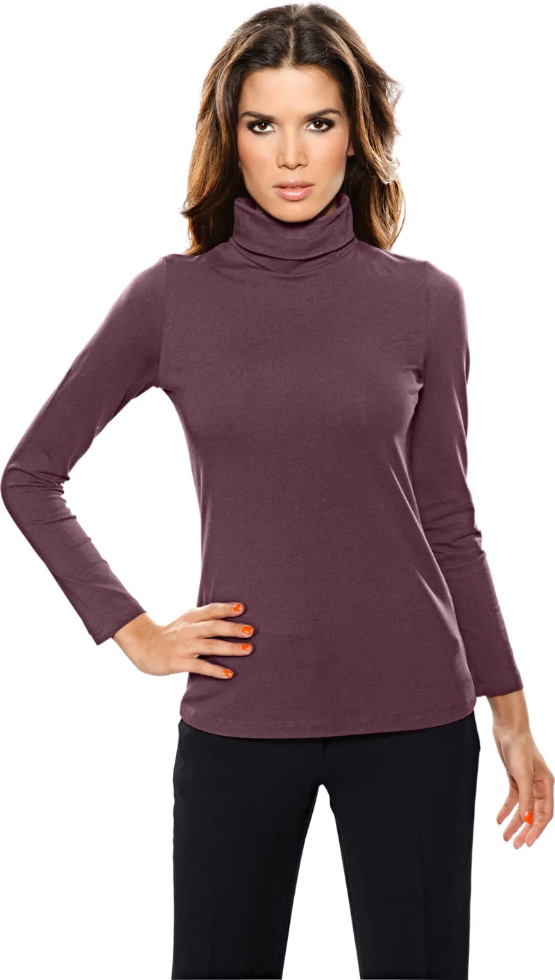 heine Rollkragenshirt, Burgund, – Produktbild 2 von 3