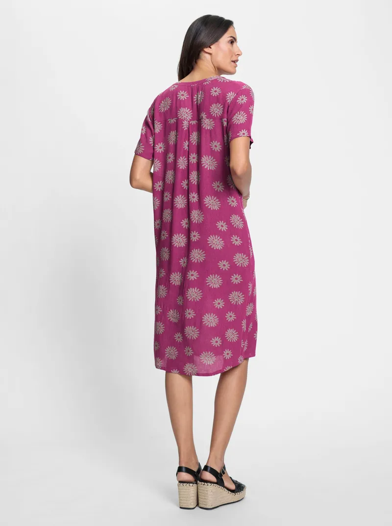 Witt Druckkleid, Erika-sesam-bedruckt, – Produktbild 2 von 2
