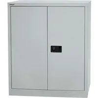 Bisley Flügeltürensch. "UNIVERSAL" 2OH, Breite 91,4 cm silber – Produktbild 1 von 1
