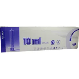 P. J. Dahlhausen SPRITZE 10 ml 2teilig Luer exzentrisch 100 St Spritzen – Produktbild 1 von 1
