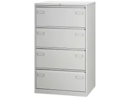BISLEY Light Bisley Light Hängeregistraturschrank 4S 2-bahnig grau RAL 7035 – Produktbild 1 von 1