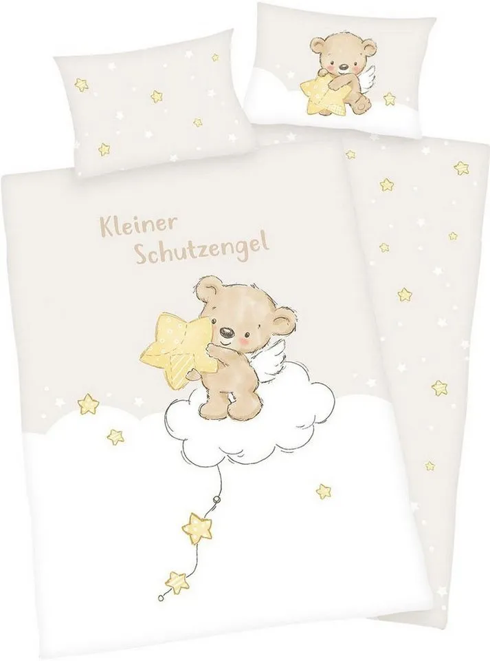Baby Best Baby Best Babybettwäsche kleiner Schutzengel, Flanell, 2 teilig, Bunt, – Produktbild 2 von 5