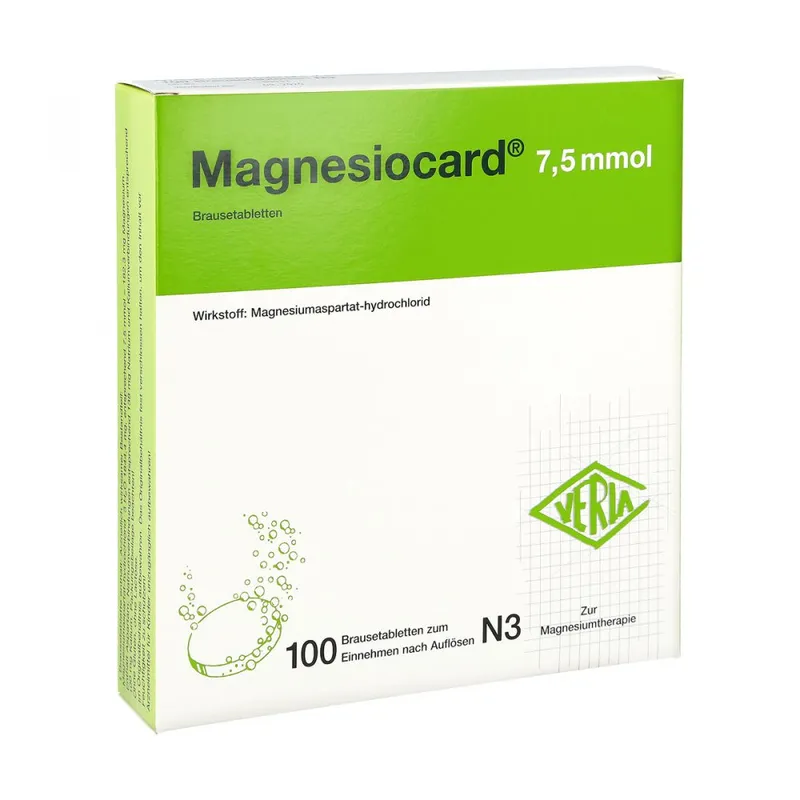 Magnesiocard Magnesiocard 7,5 mmol Brausetabletten – Produktbild 1 von 3