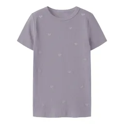 name it Name It T-Shirt Herzen Rippqualität – Produktbild 1 von 1