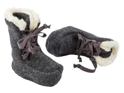 Pickapooh Pickapooh Baby Hausschuhe Babyschuhe Walk-Boots anthrazit Gr. 1 (0-3 Monate) – Produktbild 1 von 1