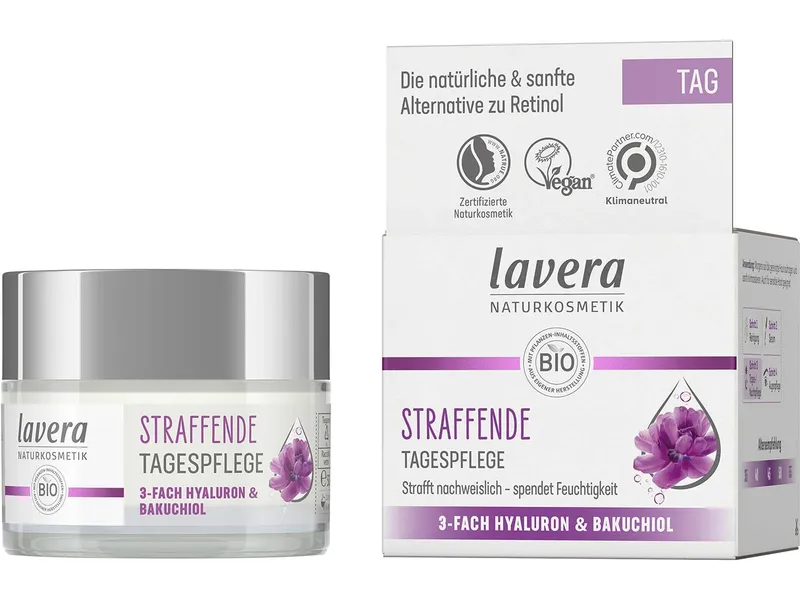 lavera lavera Bio-Straffende-Tagescreme mit 3-fach Hyaluron, 50 ml – Produktbild 1 von 1