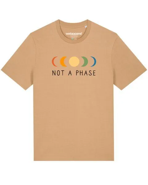 watapparel watapparel T-Shirt Unisex Not a Phase, Latte, – Produktbild 1 von 3