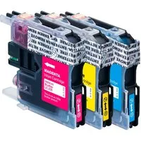 Memo memo Tintenpatronen ersetzt Brother LC-225C/M/Y cyan, magenta, gelb, 3er-Set – Produktbild 1 von 1