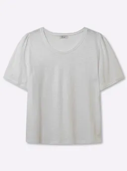 sheego Rundhalsshirt ecru – Produktbild 1 von 1