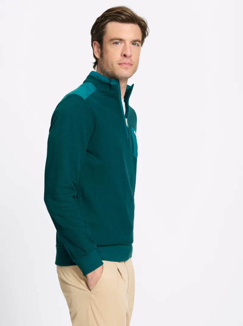 marco donati Sweatshirt petrol, Petrol, – Produktbild 2 von 2