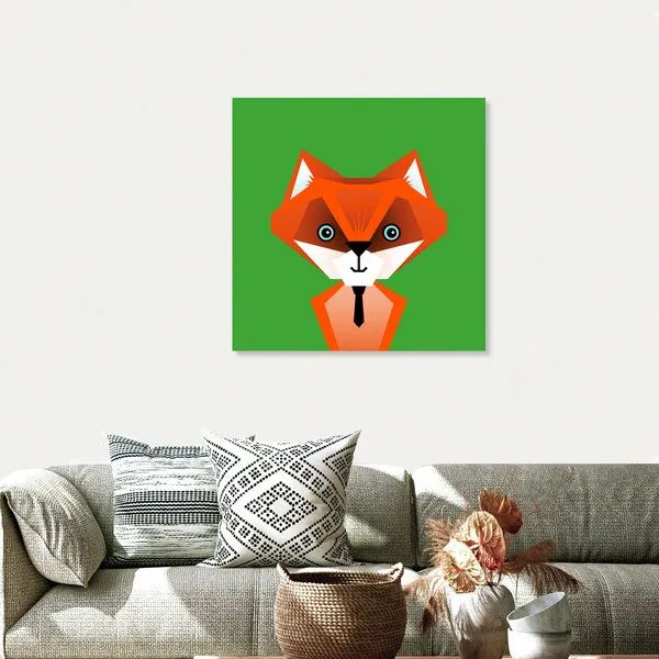 Photocircle Photocircle Poster / Leinwandbild - Kinderzimmer-Fuchs – Illustration für Kinder – Produktbild 4 von 4