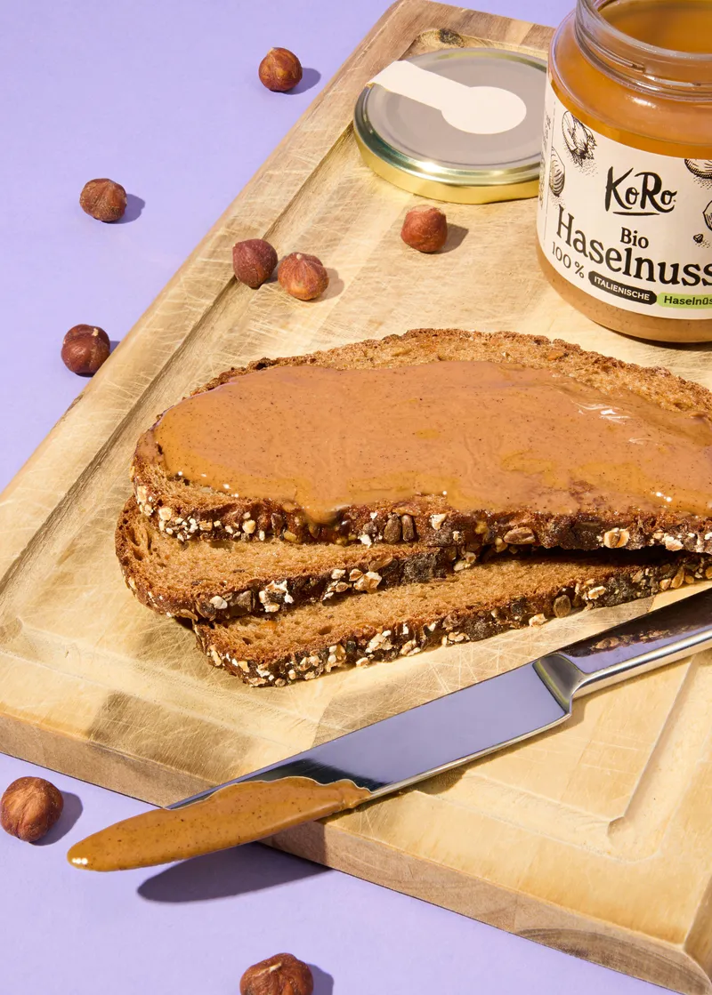 KoRo Bio Haselnussmus 250 g – Produktbild 4 von 5