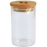 pandoo pandoo Gewürzglas aus hochwertigem Borosilikatglas mit Bambusdeckel – Produktbild 1 von 1