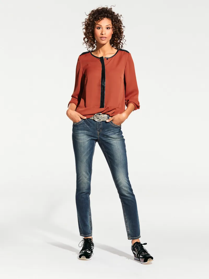 heine Röhrenjeans, Blue stone, – Produktbild 1 von 2