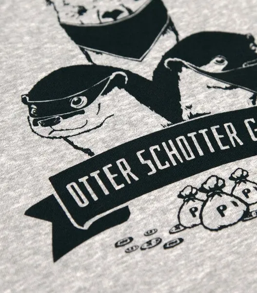 päfjes päfjes Otter Schotter Gang - Fair Wear Kinder Sweater - grau – Produktbild 2 von 2