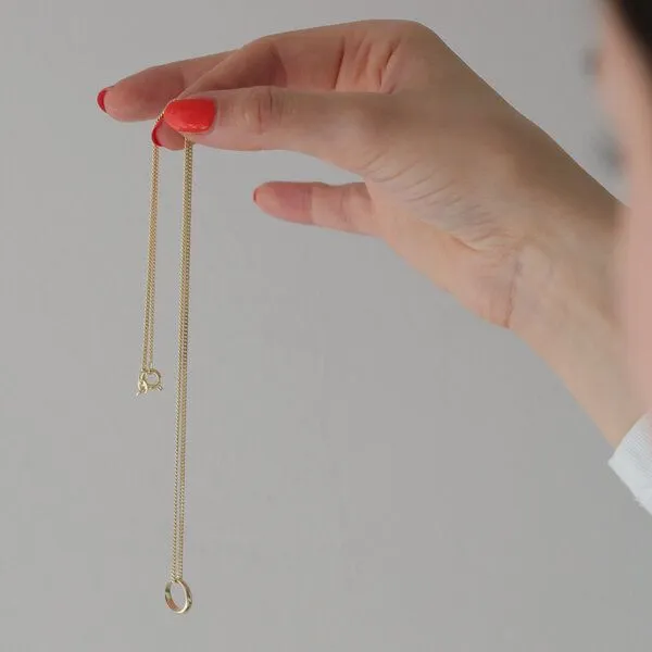 BELLYBIRD Jewellery BELLYBIRD Jewellery Kinderkette - TAUFRING, Anhänger/ Gold 333er – Produktbild 6 von 7