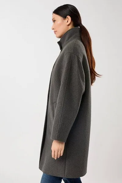 LangerChen LangerChen Kurzer Mantel aus Walk mit Membran, Platinum (grün), – Produktbild 4 von 4