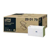Tork Tork Papierhandtücher "Advanced" 290179, 2-lagig V-Falz, 3.750 Stk., 25 x 23 cm, Grün, – Produktbild 3 von 3